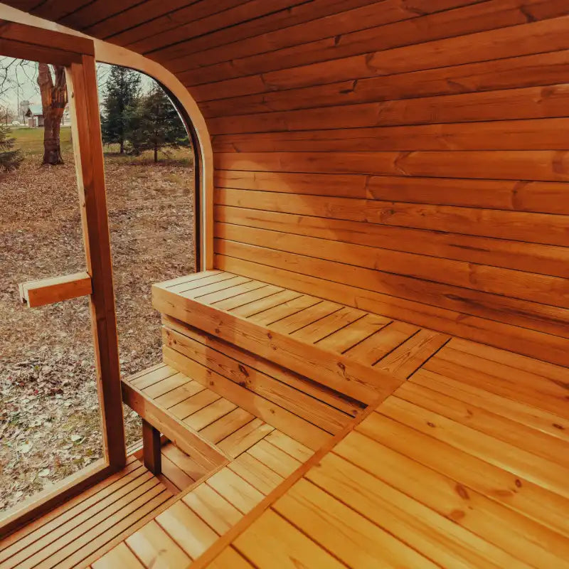 MW20 ThermoWood® Outdoor Sauna – Spacious Luxury for 5–6 People