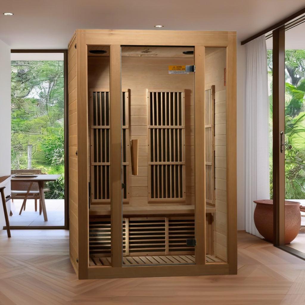 Maxxus Seattle 2-Person Low EMF FAR Infrared Canadian Hemlock