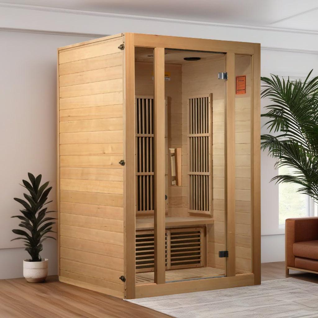 Maxxus Seattle 2-Person Low EMF FAR Infrared Canadian Hemlock