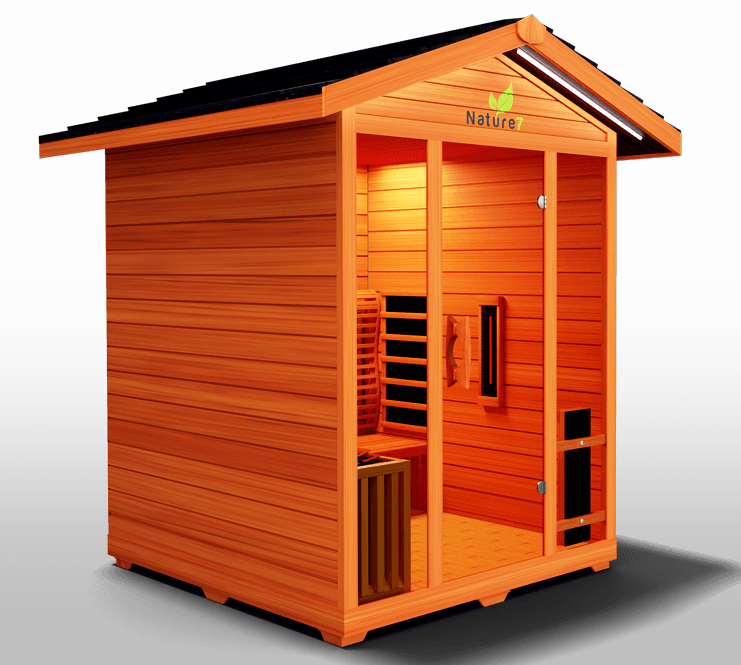 Medical Saunas Nature 7 – 4 Person Outdoor Hybrid Infrared & Steam