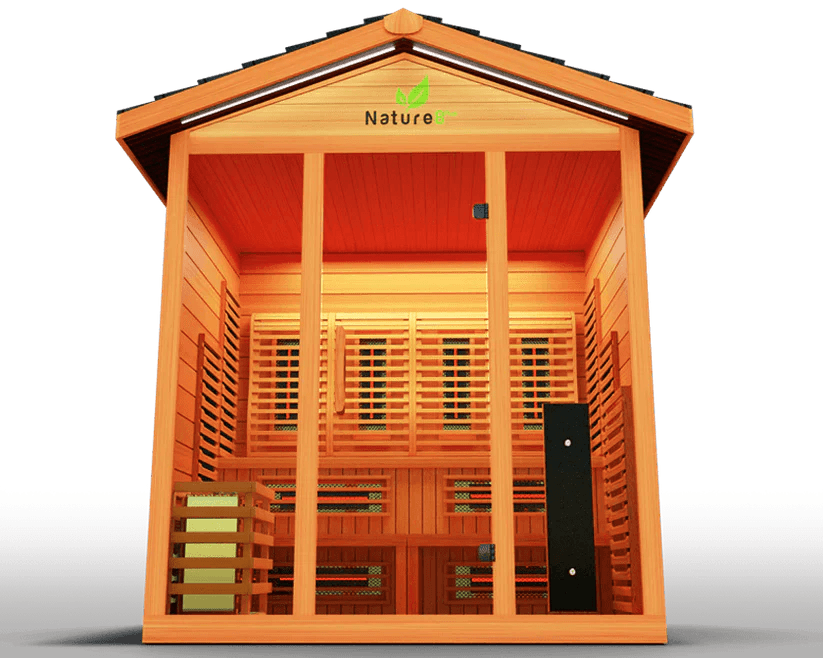 Medical Saunas Nature 8 Plus Outdoor Hybrid - 6 Person Capacity