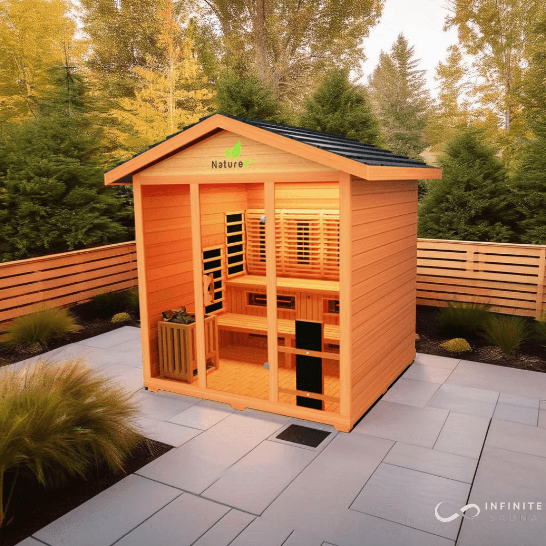 Medical Saunas Nature 9 Plus™ Outdoor - 6 Person Hybrid