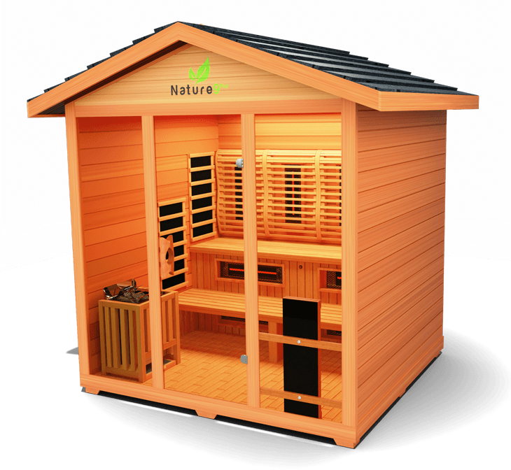 Medical Saunas Nature 9 Plus™ Outdoor - 6 Person Hybrid