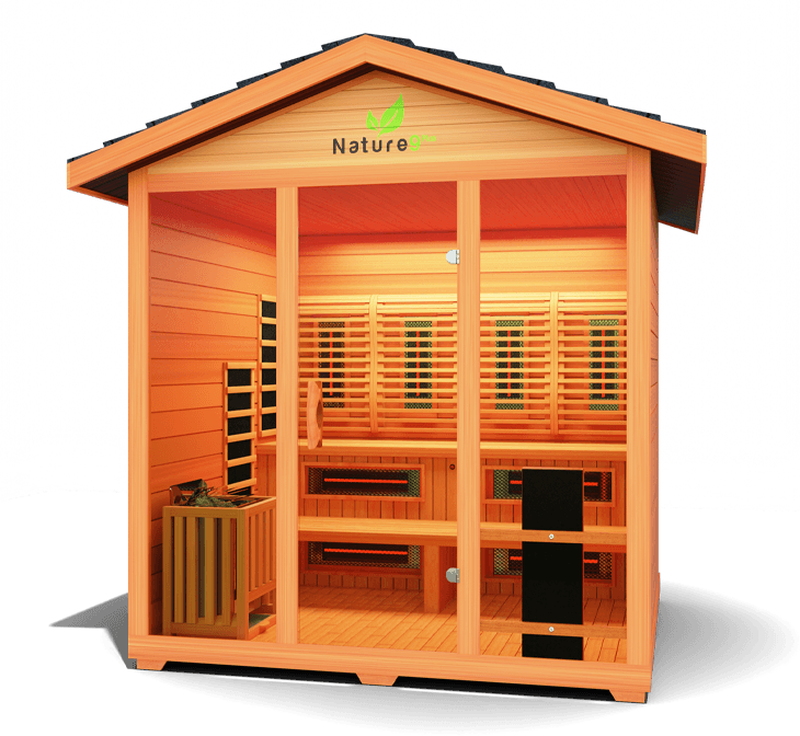 Medical Saunas Nature 9 Plus™ Outdoor - 6 Person Hybrid