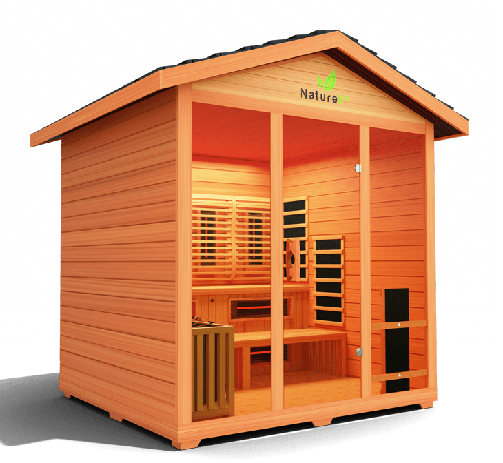 Medical Saunas Nature 9 Plus™ Outdoor - 6 Person Hybrid
