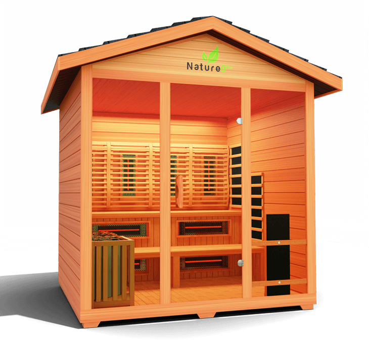 Medical Saunas Nature 9 Plus™ Outdoor - 6 Person Hybrid