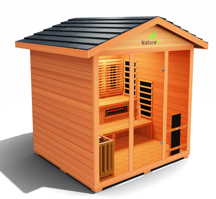 Medical Saunas Nature 9 Plus™ Outdoor - 6 Person Hybrid