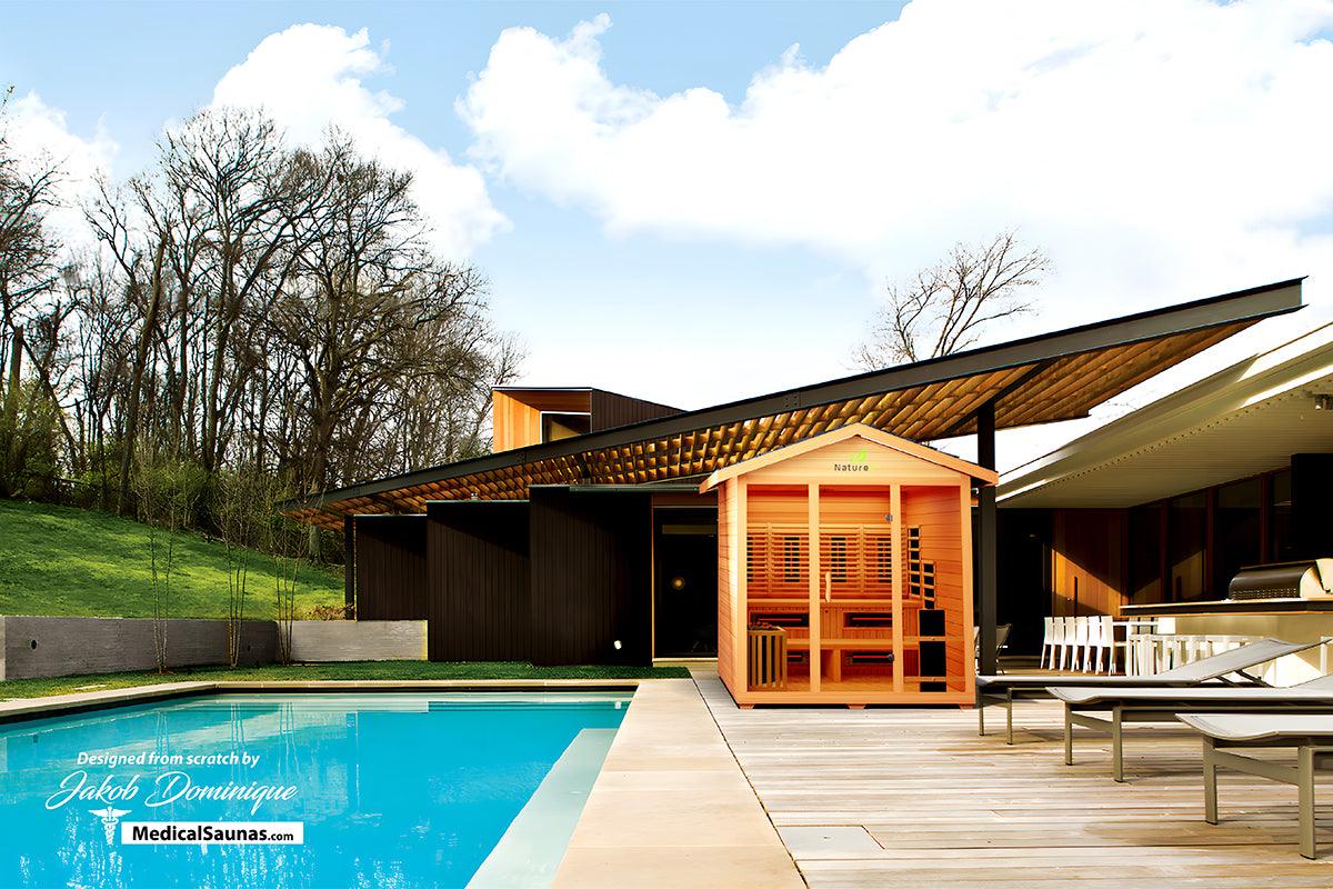 Medical Saunas Nature 9 Plus™ Outdoor - 6 Person Hybrid