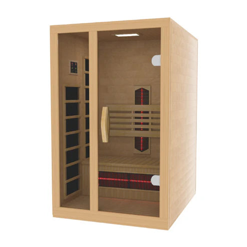 Dynamic Saunas Gracia DYN-6119-03 FS 1-2 Person Full-Spectrum Near-Zero EMF Infrared Sauna