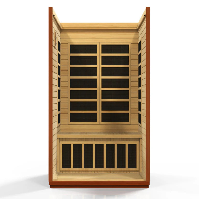 Dynamic Saunas DYN-6206-01 San Marino Edition 2 Person Low EMF Far Infrared Sauna