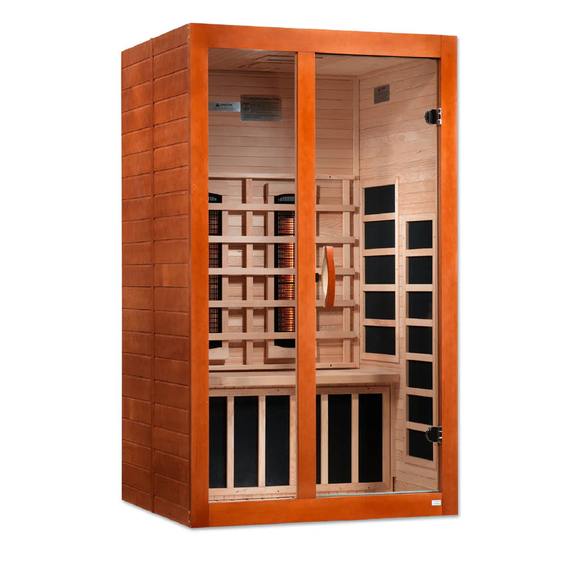 Dynamic Saunas DYN-6209-03 FS Full Spectrum 2 Person Canadian Hemlock Sauna