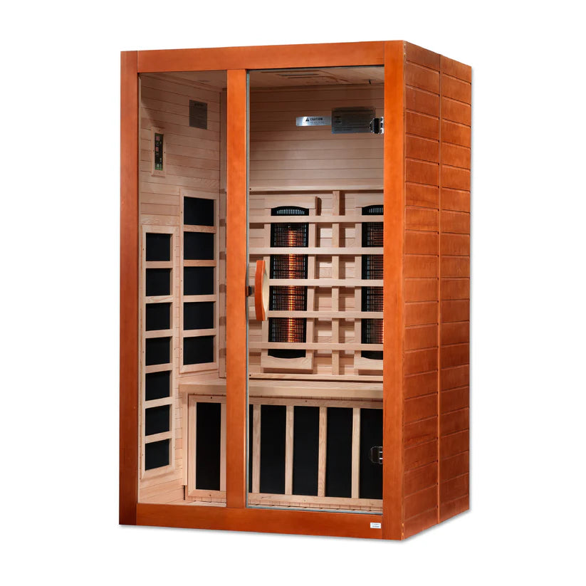 Dynamic Saunas DYN-6209-03 FS Full Spectrum 2 Person Canadian Hemlock Sauna