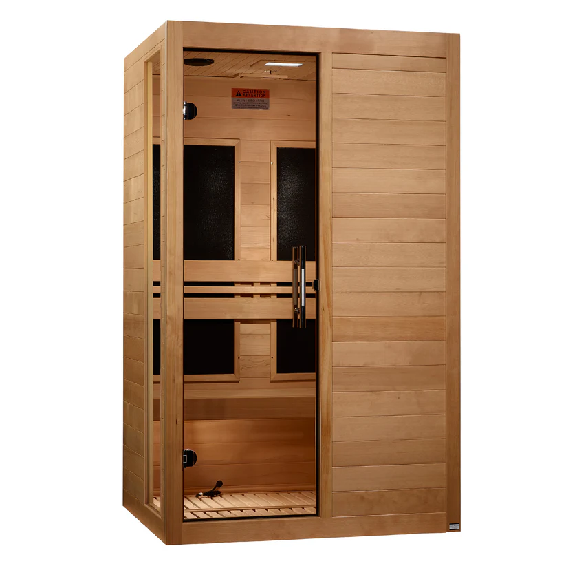 Dynamic Saunas DYN-6215-05 Lucca 2 Person Low EMF Far Infrared Sauna