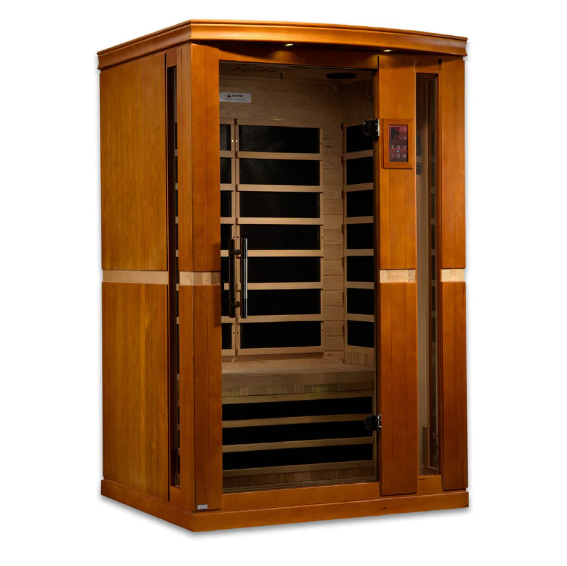 Dynamic Saunas DYN-6220-01 Elite Vittoria Edition 2 Person Ultra Low EMF Far Infrared Sauna
