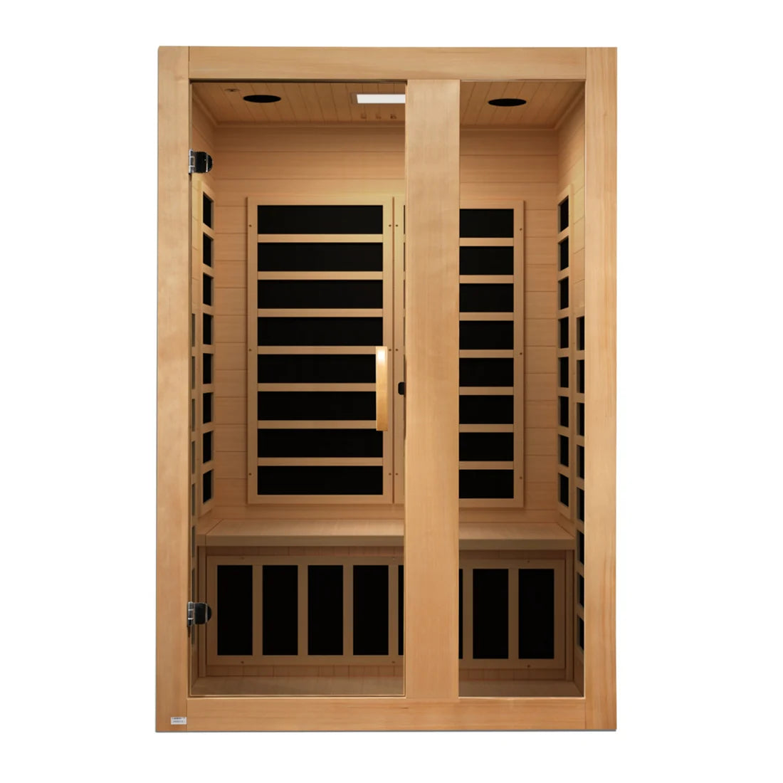 Dynamic Serena Elite DYN‑6229‑01 2 Person Ultra-Low EMF FAR Infrared Sauna – Canadian Hemlock
