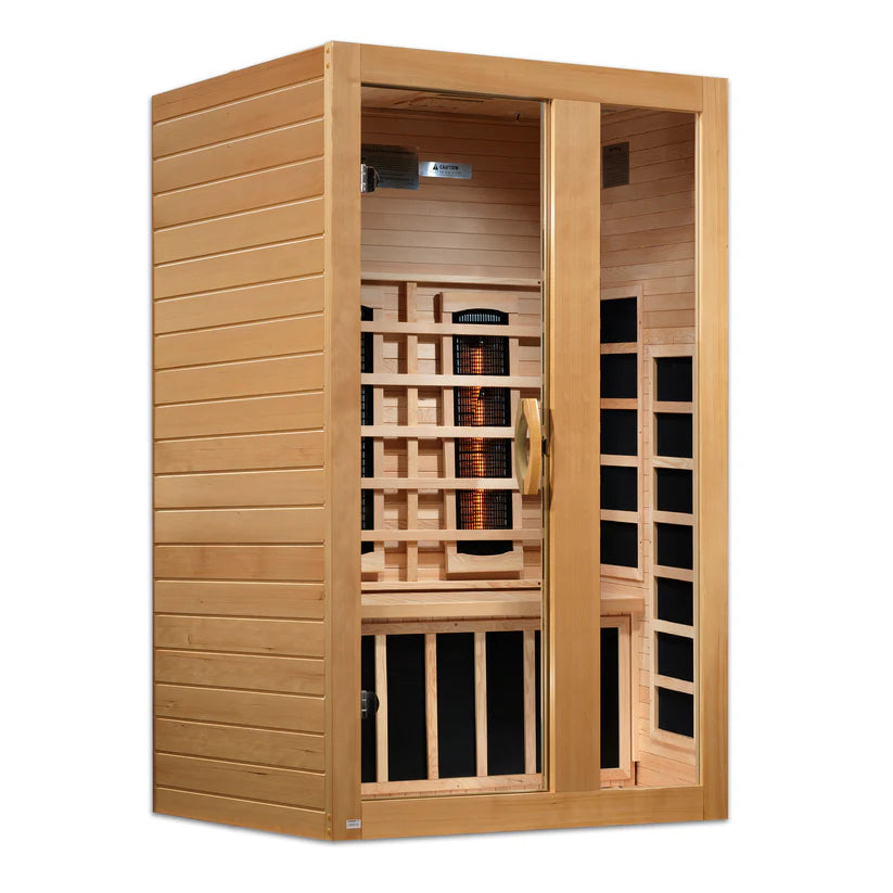 Dynamic Saunas DYN-6229-03 FS Serena Full Spectrum 2 Person Canadian Hemlock Sauna