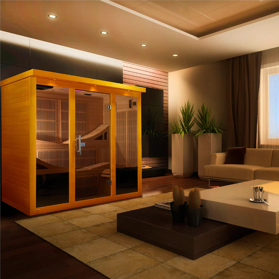 Dynamic Saunas Monaco 6 Person Ultra-Low EMF Far Infrared