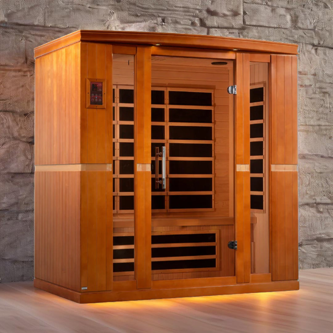 Dynamic Saunas Bergamo 4 Person Low EMF Infrared Sauna