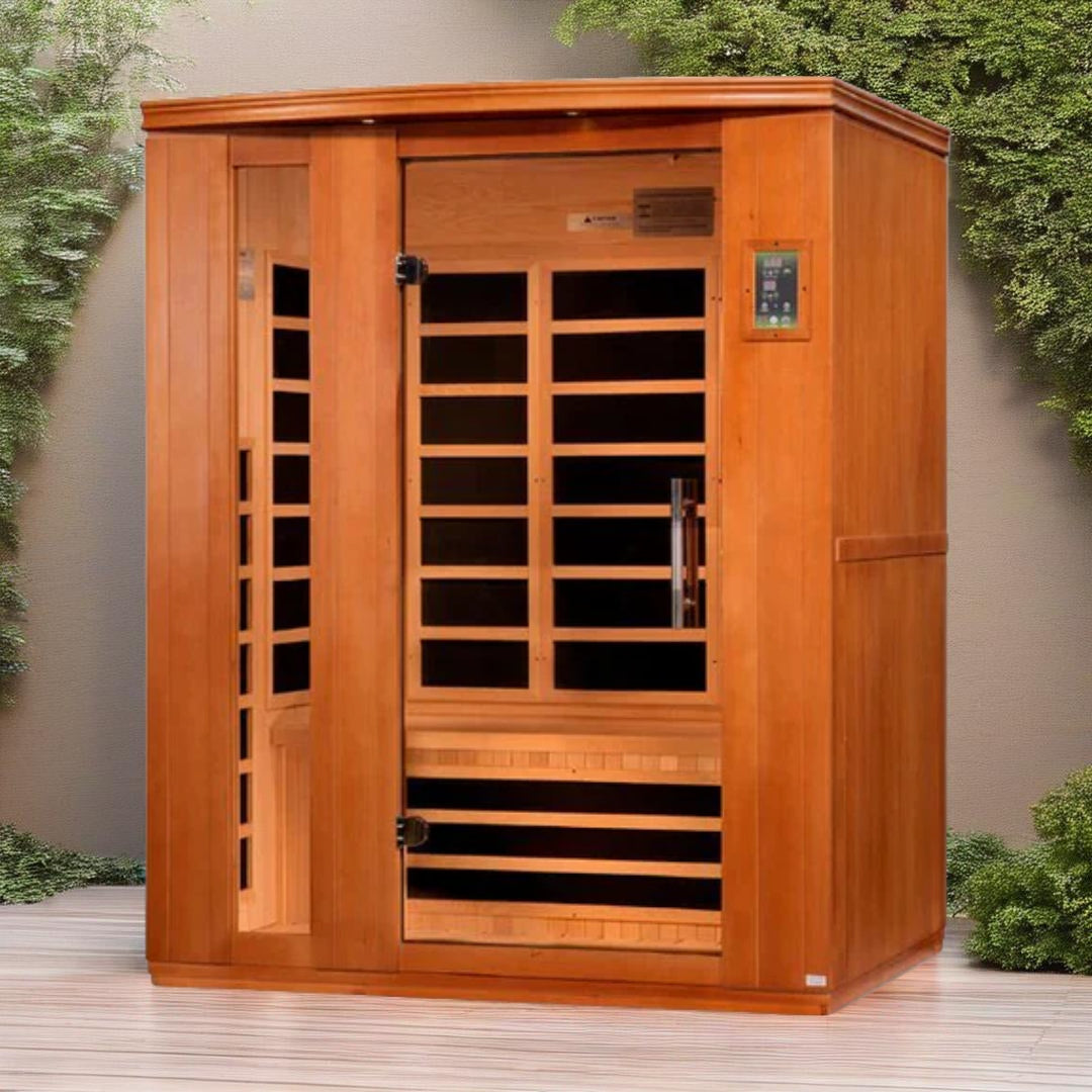 Dynamic Saunas Lugano 3 Person Low EMF Far Infrared Sauna