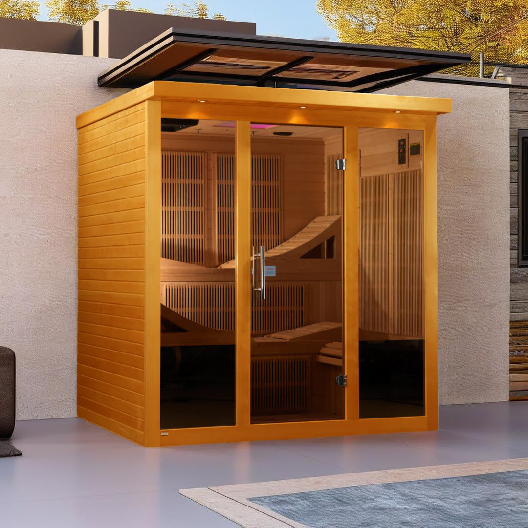 Dynamic Monaco Elite 6 Person Near Zero EMF FAR Infrared Sauna