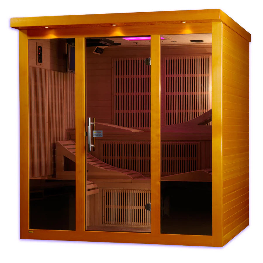 Dynamic Saunas Monaco 6 Person Ultra-Low EMF Far Infrared