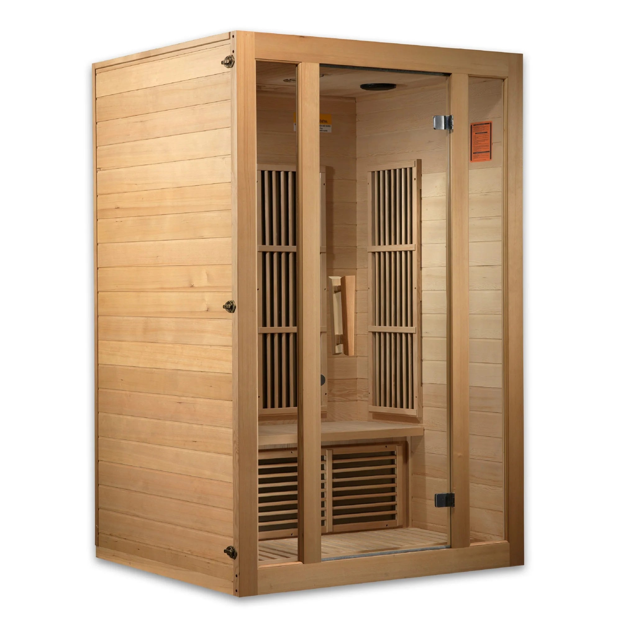 Maxxus "Seattle" 2-Person Near Zero EMF FAR Infrared Sauna - Canadian Hemlock