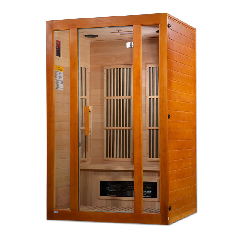 Maxxus Aspen Dual Tech MX-J206-02S 2 Person Low EMF Far Infrared Sauna