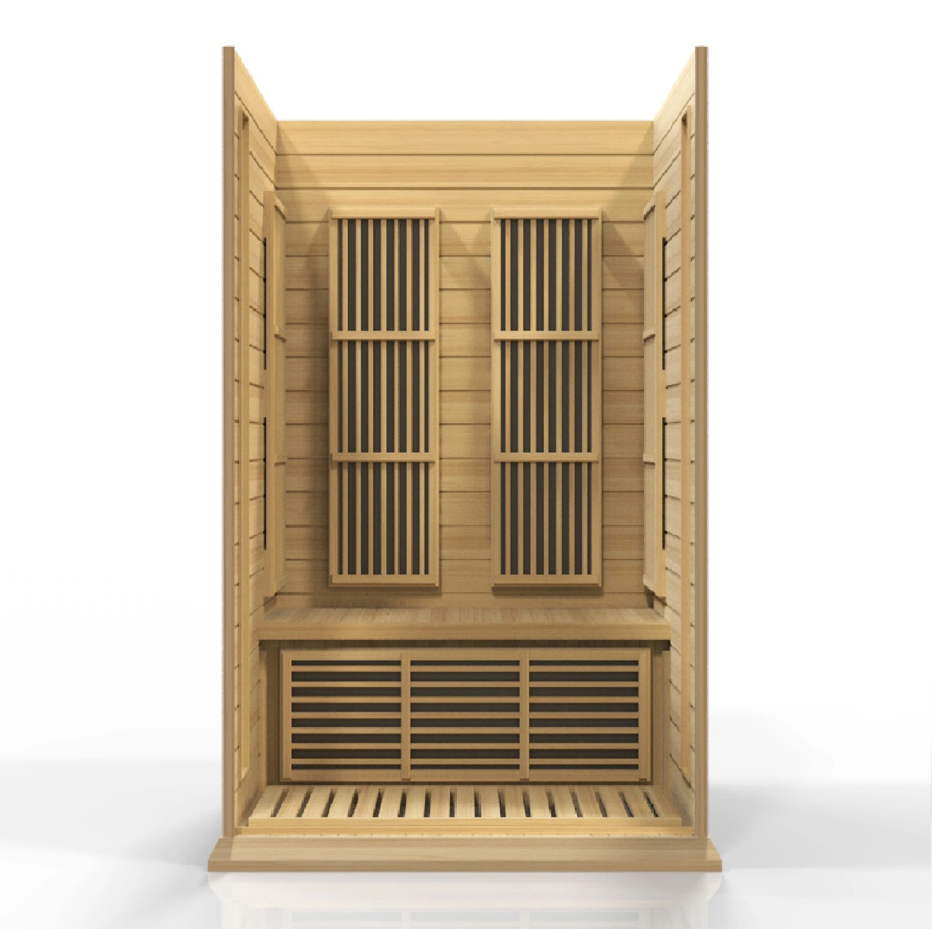 Maxxus "Elite" 2 Person Near Zero EMF FAR Infrared Sauna - Canadian Hemlock