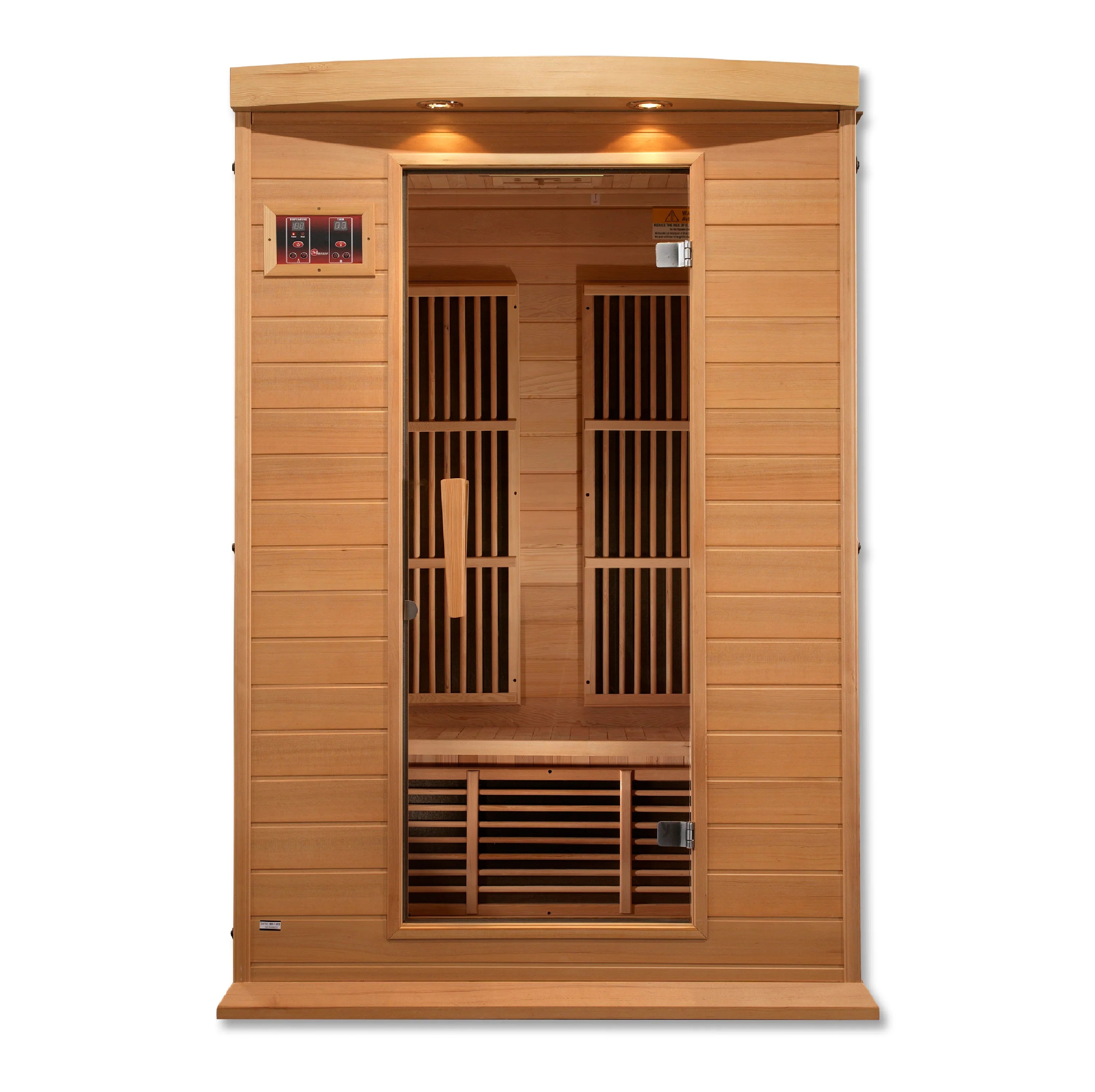 Maxxus "Elite" 2 Person Near Zero EMF FAR Infrared Sauna - Canadian Hemlock