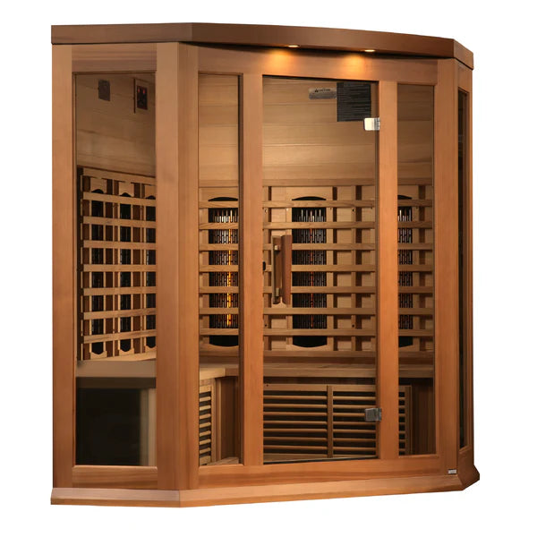 Maxxus 3 Person Full Spectrum Infrared Sauna - Canadian Red Cedar