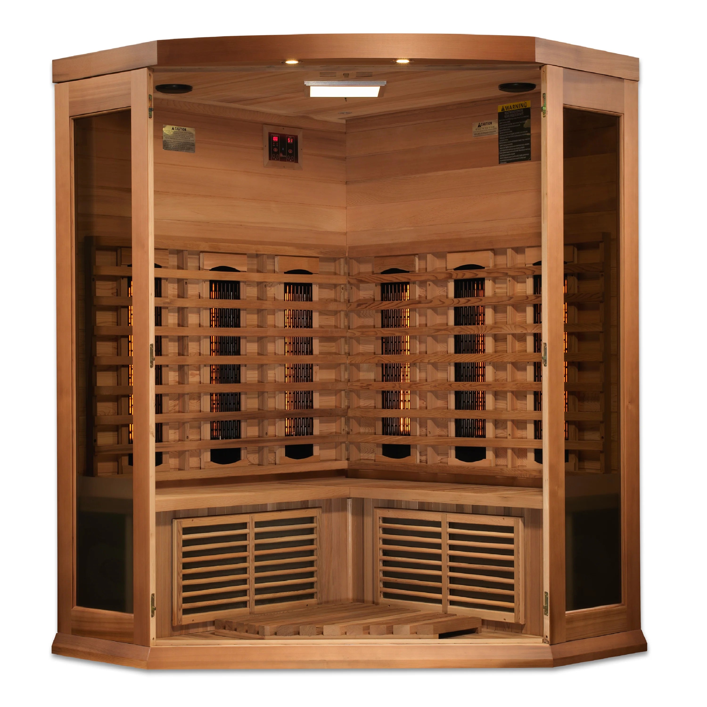 Maxxus 3 Person Full Spectrum Infrared Sauna - Canadian Red Cedar