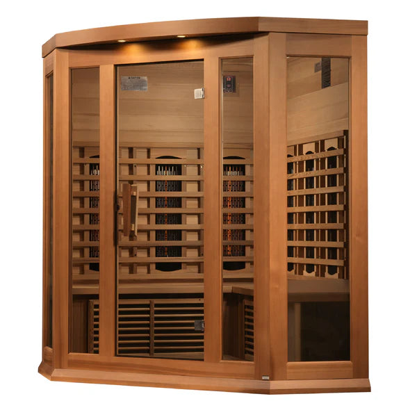 Maxxus 3 Person Full Spectrum Infrared Sauna - Canadian Red Cedar