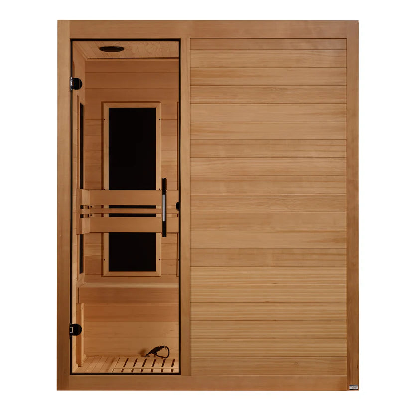 Dynamic Saunas DYN-6315-05 Elite Toscana 3 Person Ultra Low EMF Far Infrared Sauna