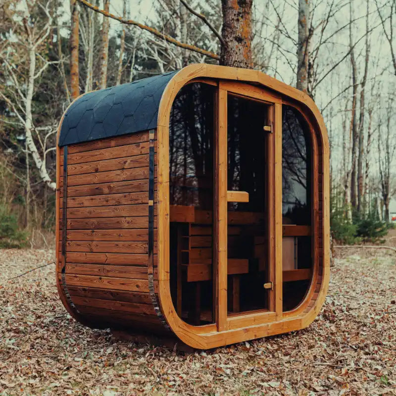 MW12 ThermoWood® Outdoor Sauna – 2–3 Person