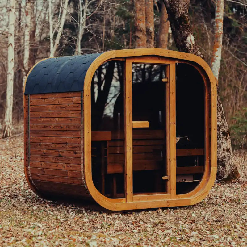 MW16 ThermoWood® Outdoor Sauna – Spacious 4-Person Retreat