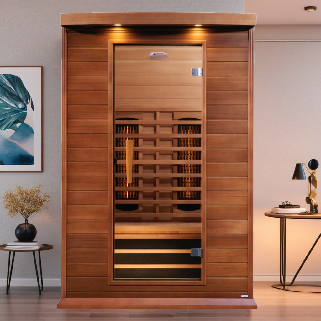 Maxxus MX-M206 2 Person Full Spectrum Infrared Sauna Near Zero EMF, Chromotherapy Lighting