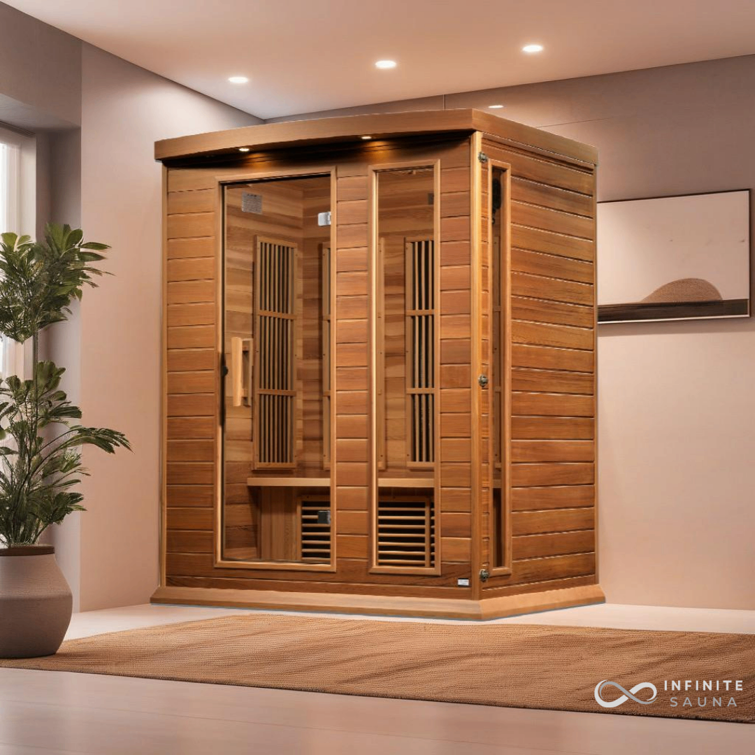 Maxxus 3 Person FAR Infrared Sauna with Low EMF