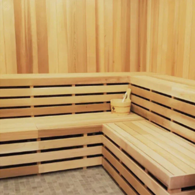 Precut DIY 8x9 Ultra Sauna Kit – Premium Spanish Cedar, Black or Ivory White Finish