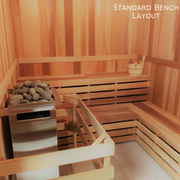 Hand Finished Pre-Cut Sauna Kit – Custom Size, Premium Spanish Cedar