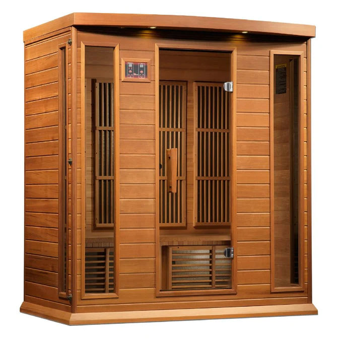 Maxxus "Elite" 4 Person Near Zero EMF FAR Infrared Sauna - Canadian Red Cedar