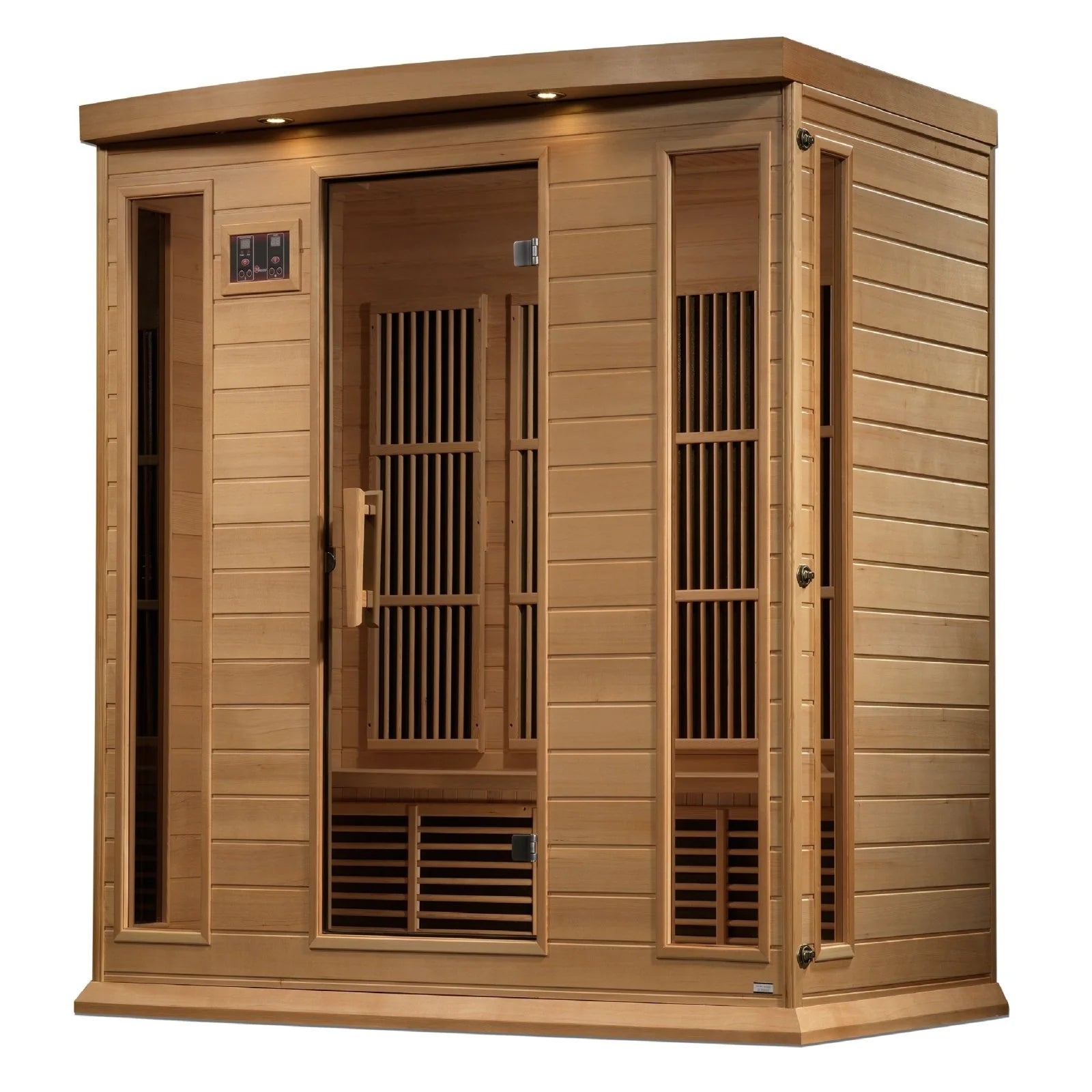 Maxxus "Elite" 4 Person Near Zero EMF FAR Infrared Sauna - Canadian Hemlock