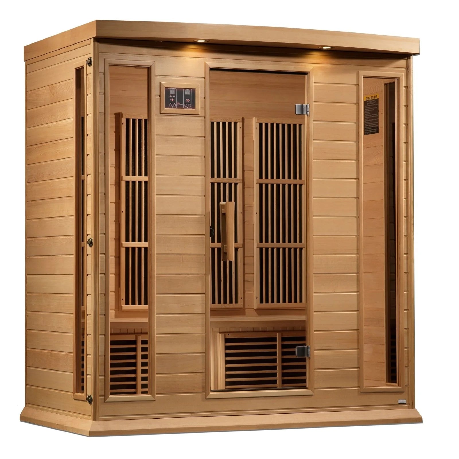 Maxxus "Elite" 4 Person Near Zero EMF FAR Infrared Sauna - Canadian Hemlock