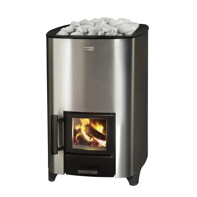 Narvi NC Black Wood Burning Heater